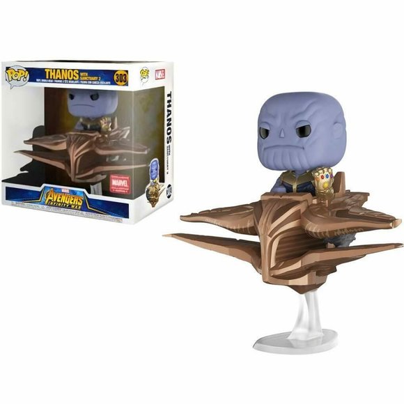 NEW Funko Pop Thanos with Sanctuary 2 Vinyl Bobble Guardians of the Galaxy - Picture 1 of 2